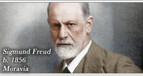 Sigmund Freud - b. 1856 Moravia